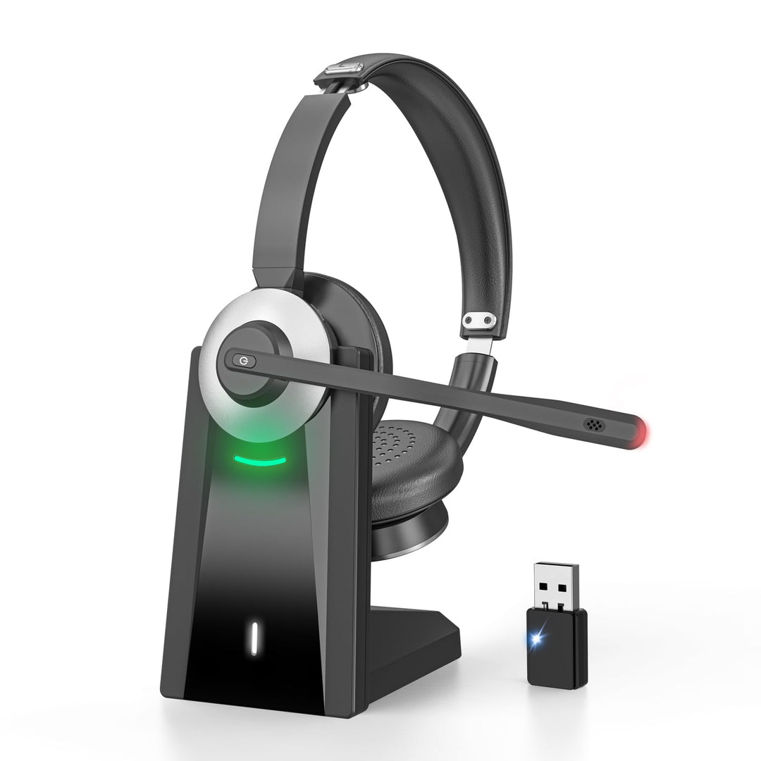 Earbay Kopfhörer Kabellos Bluetooth & Headset mit Mikrofon, Bluetooth V6.0 Headset mit Mikrofon und