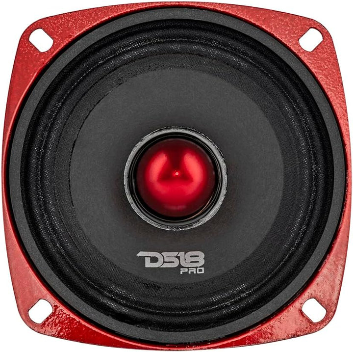 DS18 1 PRO-X4.4BMSL Mitteltöner 10 cm 100 mm 4" Durchmesser, 100 Watt rms und 200 Watt max, Impedanz