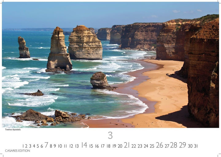 Australien Kalender 2027 – Wandkalender | Fotokalender Ozeanien 24x35cm – 12 atemberaubende Landscha