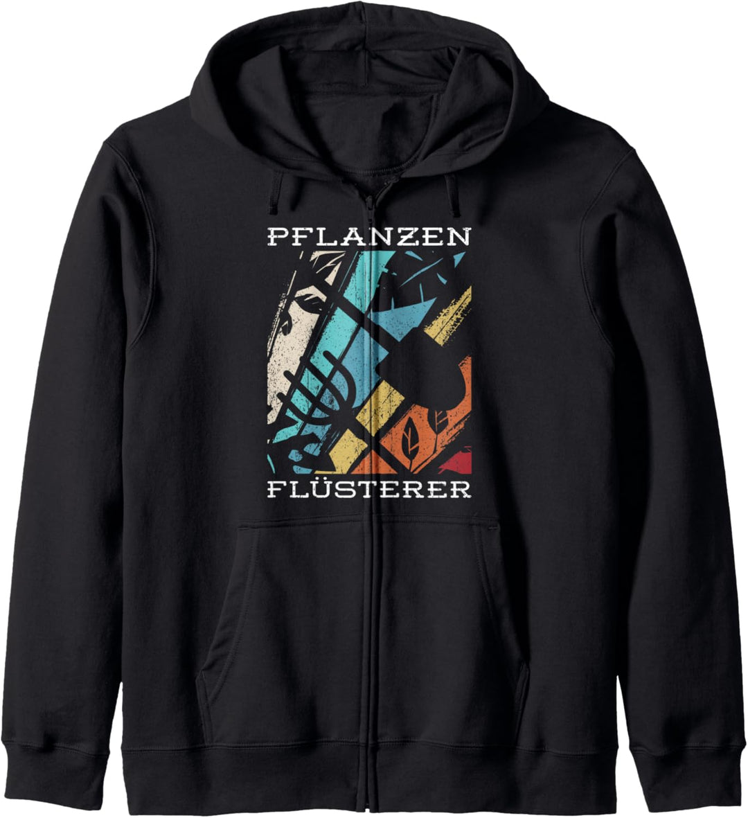 Retro Vintage Pflanzen Flüsterer Gärtnerrn Garten Gartenarbe Kapuzenjacke