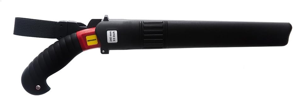 Berger Obstbaumsäge 64740 mit auswechselbarem Sägeblatt inklusive Schutzköcher, Länge: 24 cm Astsäge