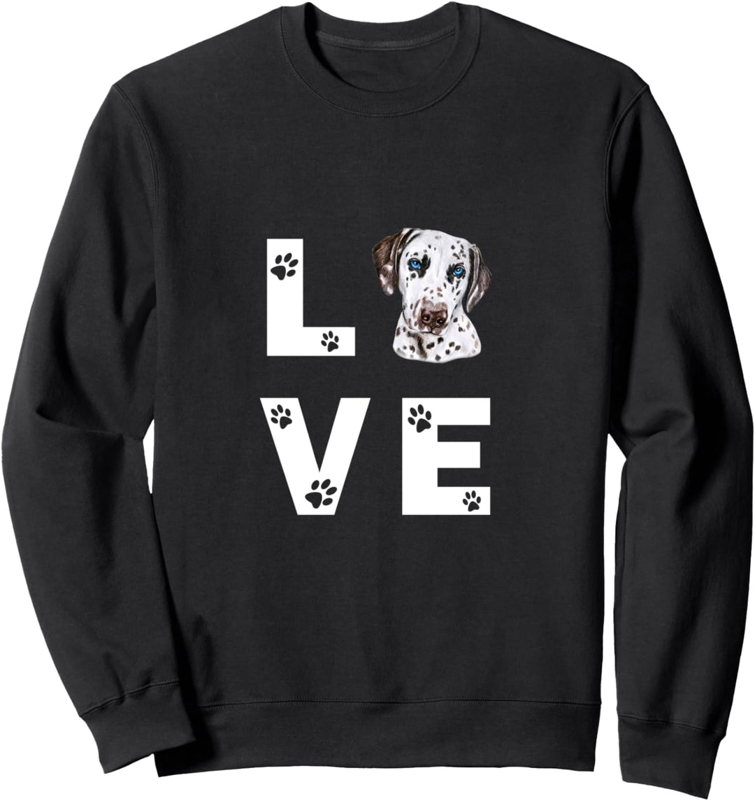 DALMATINER Hund Love Hundebesitzer Geschenk Sweatshirt