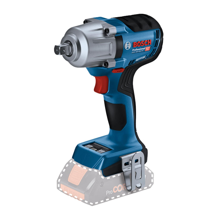 Bosch Professional 18V System Akku Drehschlagschrauber GDS 18V-450 PC (450 Nm Anziehmoment, 800 Nm L