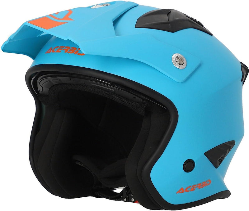 Acerbis Unisex Aria 2206 Jet helmet, baby blue, M EU