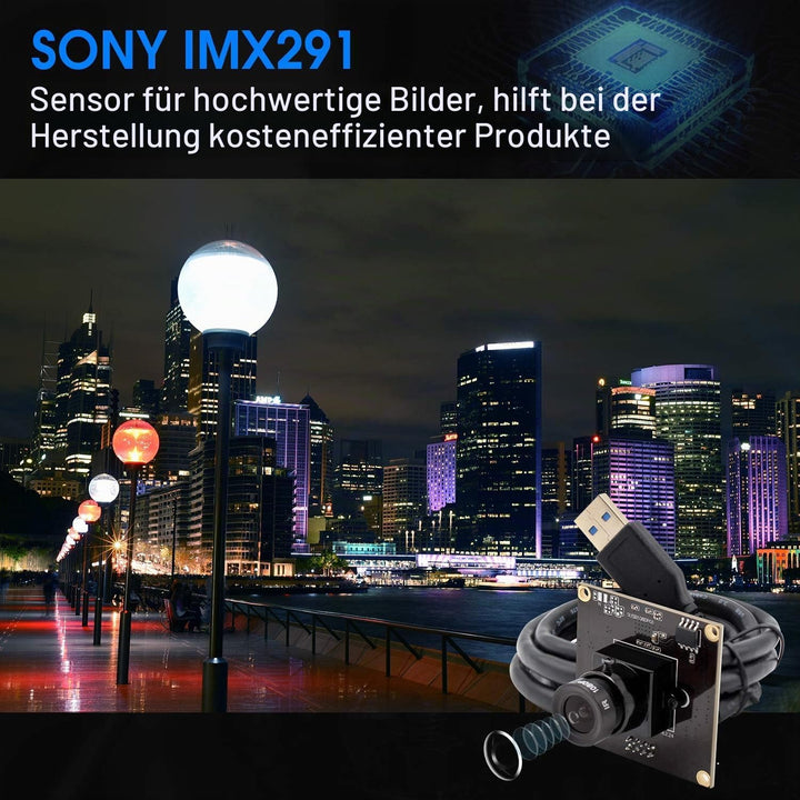 1080P Webcam Hochgeschwindigkeits USB3.0 USB Kameramodul mit IMX291 Sensor Minicam für industriell u