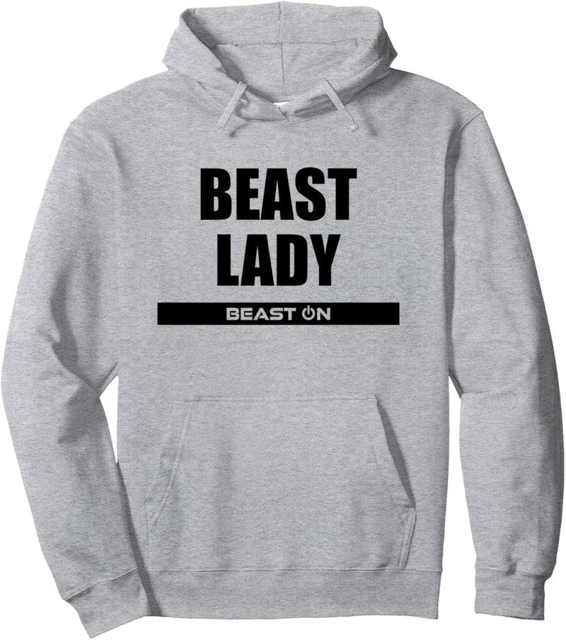 Beast Lady Fitness Gym Motivation Sprüche Bodybuilding Pullover Hoodie