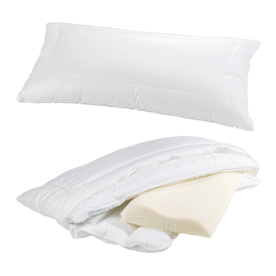 Traumina Nackenstützkissen, Baumwolle, Ergonom Faser 40x80 cm 1 Stück (1er Pack), 1 Stück (1er Pack)