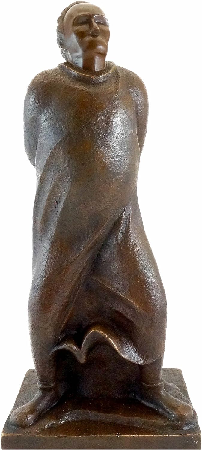 Kunst & Ambiente - Der Spaziergänger - 1912 - Ernst Barlach Skulptur - signiert - Bronzestatue - Fig
