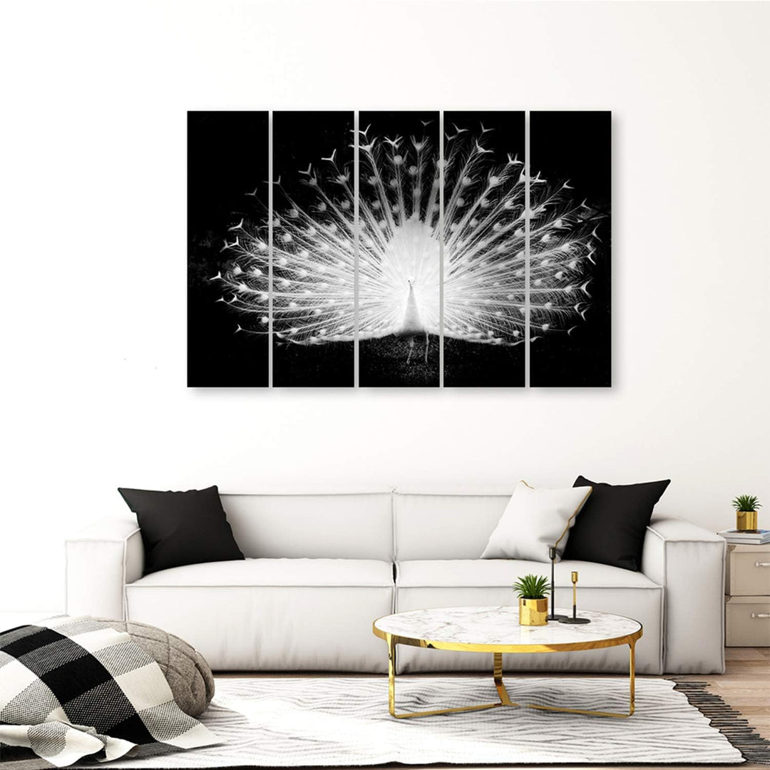 Feeby. Leinwandbild - 5 Teile - Bilder, Wand Bild, Wandbilder, Kunstdruck XXL, 5-Teilig, Typ C, 100x