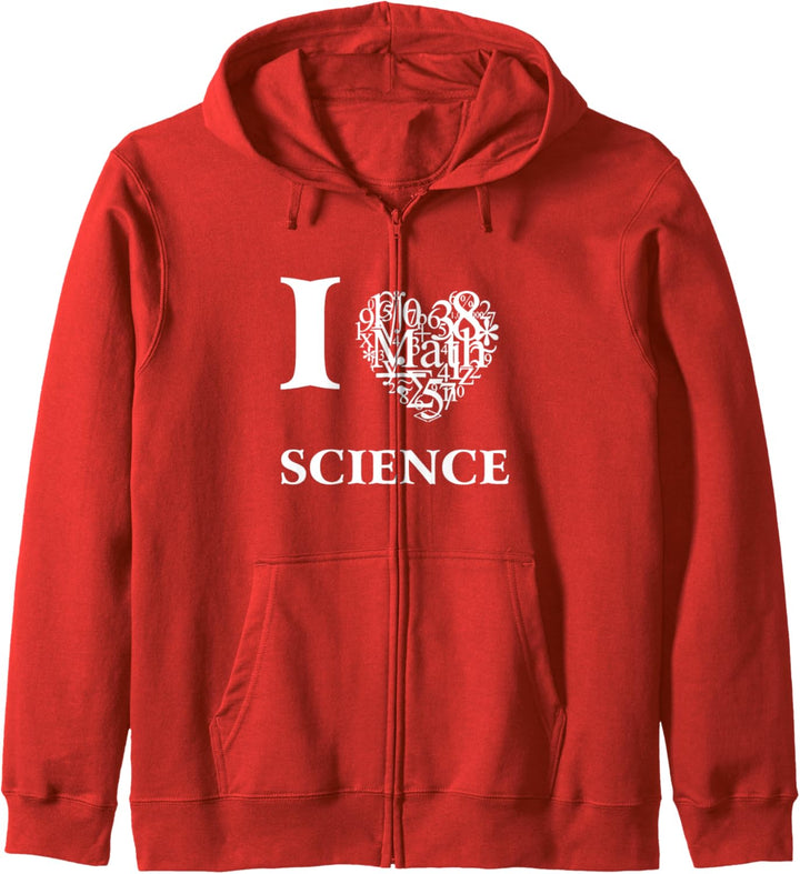 Ich liebe Wissenschaft Kapuzenjacke
