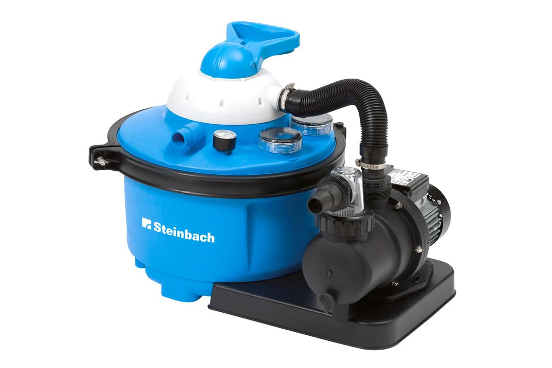 STEINBACH Filteranlage Comfort 50 – 040200Y – Selbstsaugende Pumpe für Pools mit bis zu 33.000 l – U