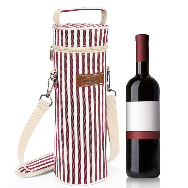 Kato Tirrinia Mini Kühltasche Flasche, Flaschenträger 1 Flaschen, Klein Flaschentasche Weintasche Kü