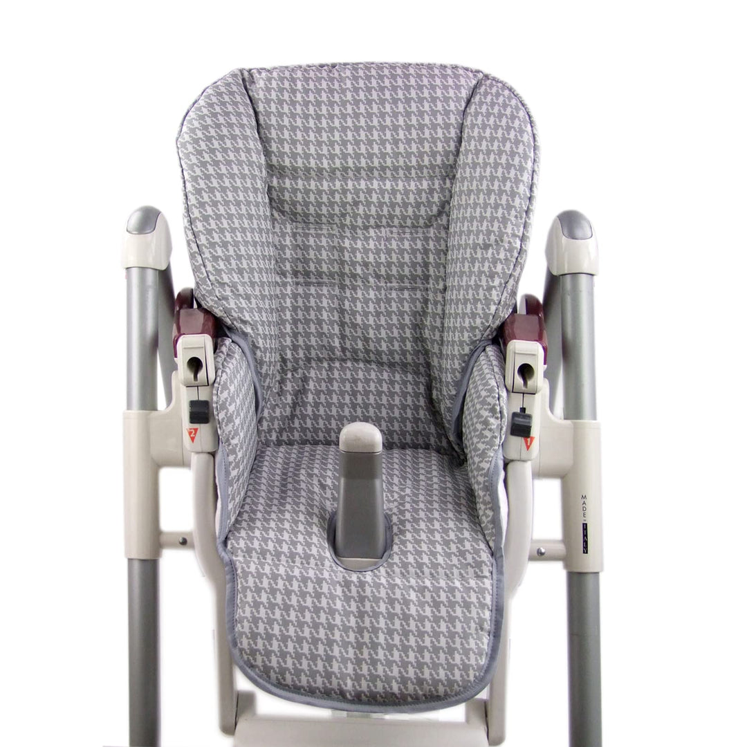 BAMBINIWELT Sitzkissen Ersatzbezug Bezug kompatibel mit Peg Perego Prima Pappa Diner DESIGN (dunkelg