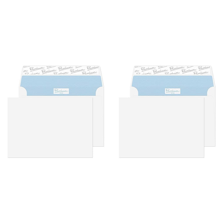 Blake Office 31214 Briefumschläge Haftklebung Ultra Weiss Wove C6 114 x 162 mm 120g/m² 50 Stück (Pac