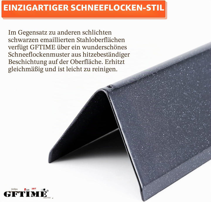 GFTIME 38,9cm 7635 Flavorizer Bar für Weber Spirit I E210/220 &amp; II E210/S210 (mit vorderen Brennerkn