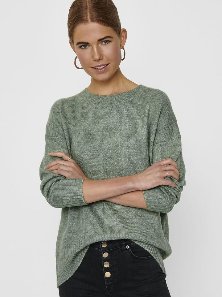ONLY Female Strickpullover ONLNANJING Strickpullover XS Balsam Green, XS Balsam Green