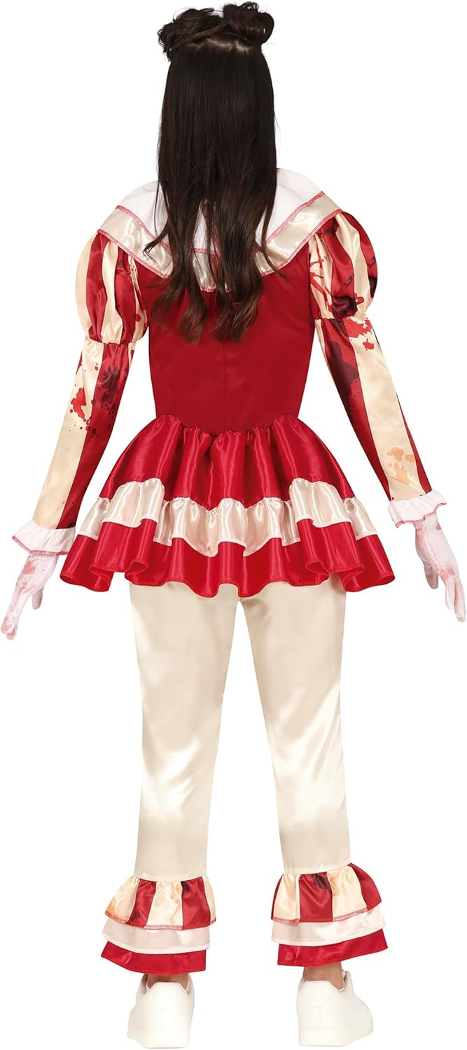 FIESTAS GUIRCA Clown Harlekin Kostüm für Damen 38-40, 38-40