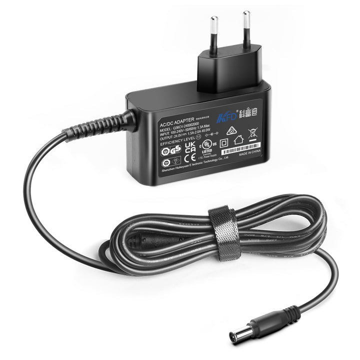 KFD Netzteil 24V 1,5A Ladegerät Ladekabel für Philips Lumea IPL 7000 Series CP9889/00 BRI921/00 BRI9