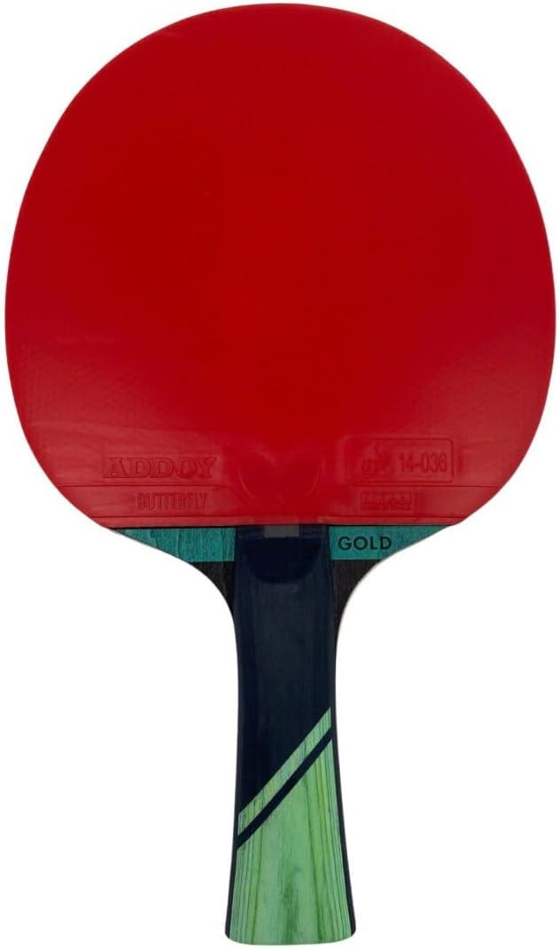 Butterfly® Dimitrij Ovtcharov Gold Tischtennisschläger | Neue Eva-Technologie | ITTF zertifizierter