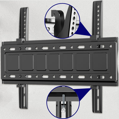 JXMTSPW TV-Wandhalterung für Fernseher von 32 bis 75 Zoll, Neigungsverstellung nach oben und unten,