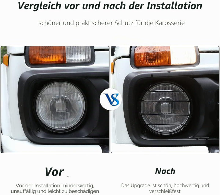 DIYUCAR 6 teile/satz Aluminiumlegierung Nebelscheinwerfer Hinten Schwanz Lampe Protector Rahmen Trim