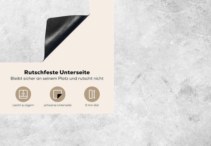 KitchenYeah© Herdabdeckplatte Einteilig Küche Ceranfeld Abdeckplatte Cerankochfeld Abdeckung Indukti