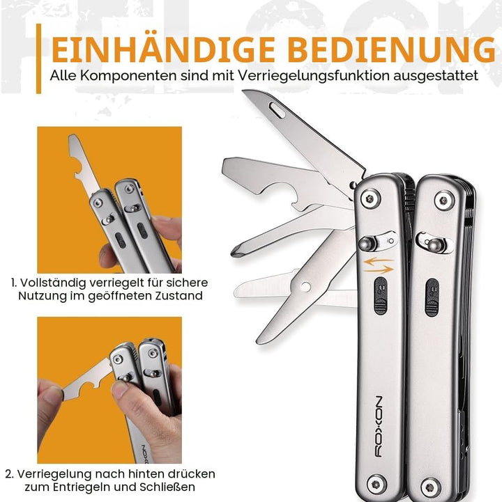 Roxon S804 Flex Multi tool Open-Source Modulares Design und anpassbares Multitool für den täglichen