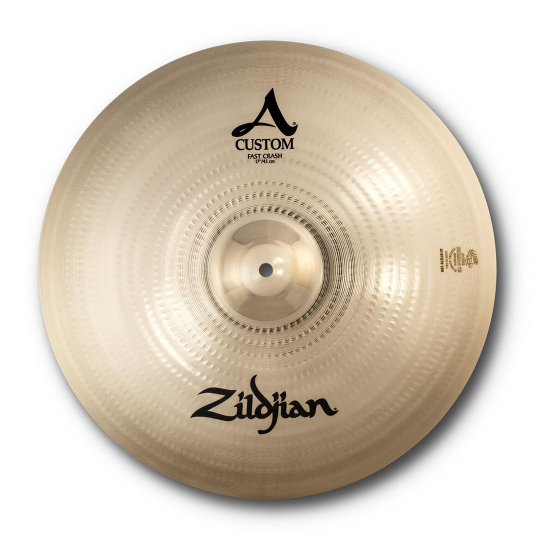 Zildjian A Custom Series - 17" Fast Crash Cymbal - Brilliant finish 17 Zoll, 17 Zoll
