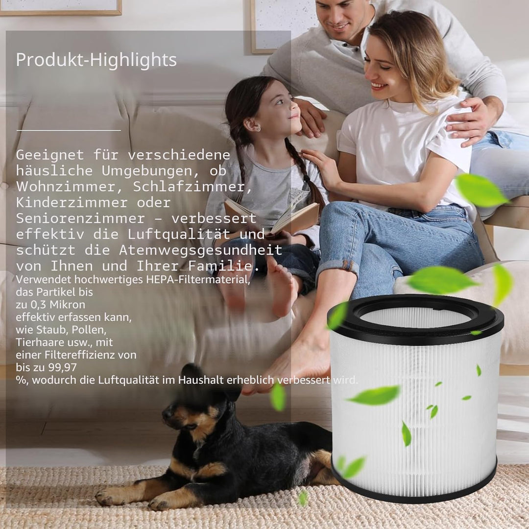 2 pcs HEPA Filter, Für Philips Luftreiniger Filter, Für Philips Filter, Für Philips Luftreiniger 800