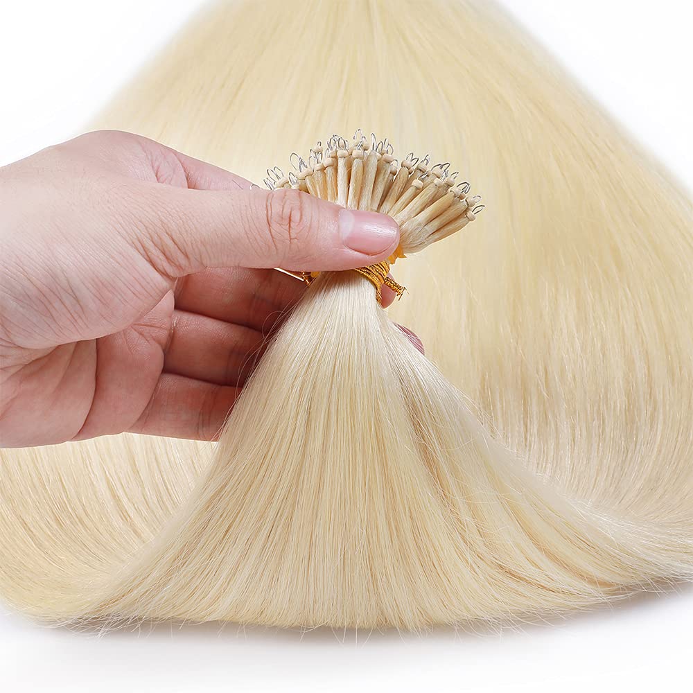SEGO Nanoring Extension Echthaar 1g Loop Haarverlängerung Haarteile 50 Strähnen Glatt 100% Remy Huma