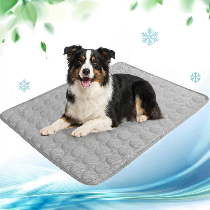 Kühlmatte für Hunde,2026 Neu Selbst Kühlende Hundematte Sommer,100 * 70cm Waschbar Kühlkissen Selbst