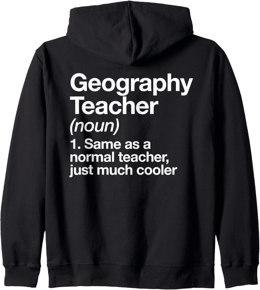 Geographie Lehrer Definition Lustige Schule Kapuzenjacke
