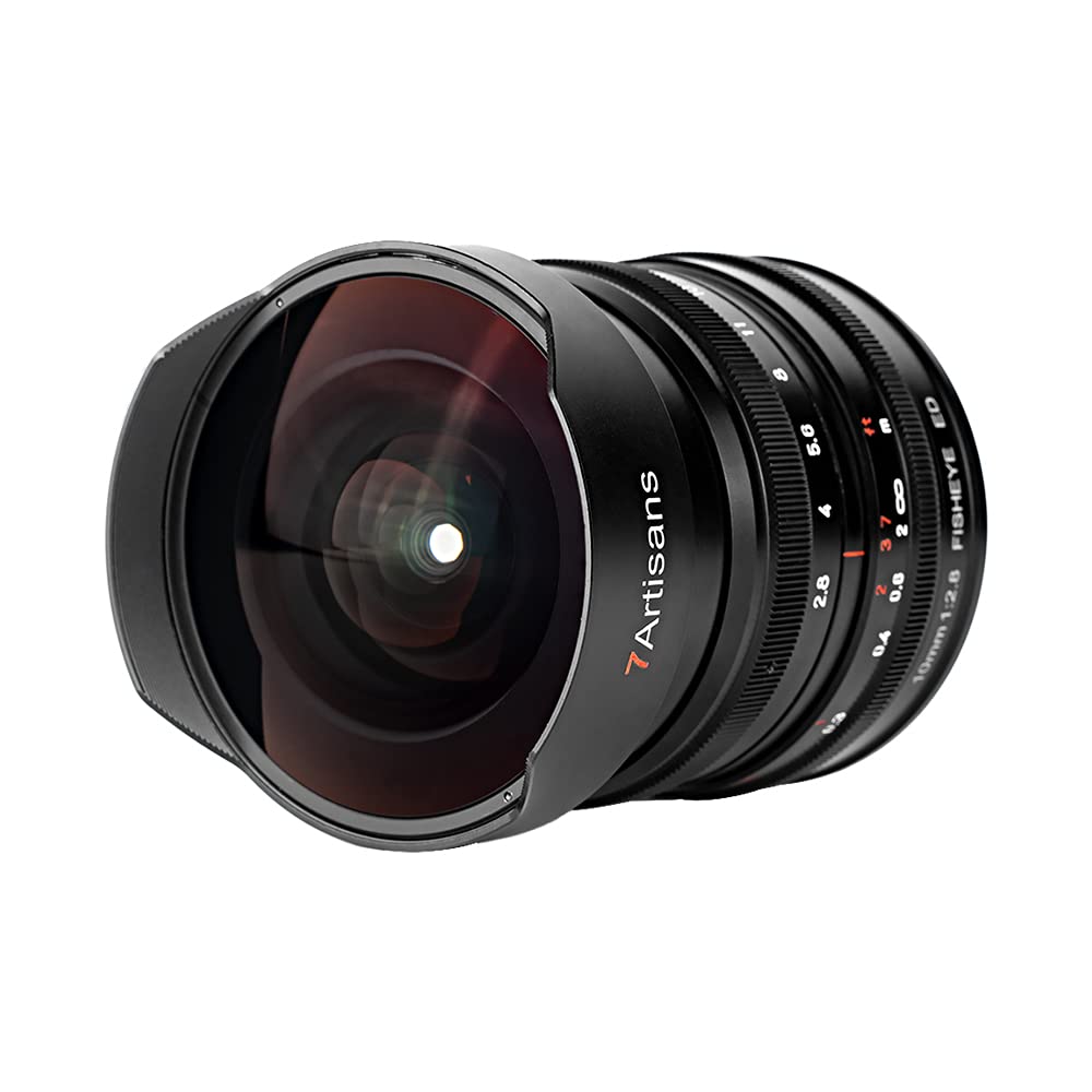 7artisans 178° Vollformat F2.8 Vollformat 10 mm Ultra-Weitwinkel-Fischaugenobjektiv manueller Fokus
