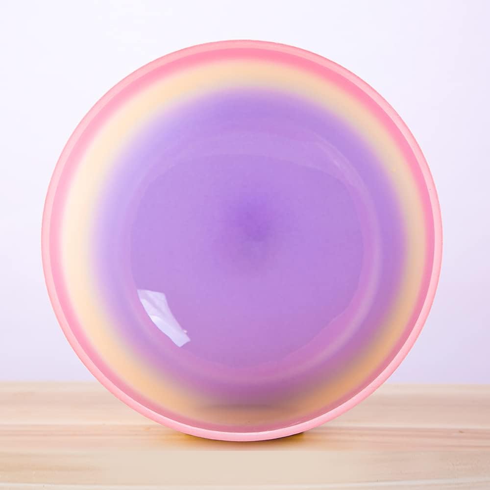 Klangschale für Meditation, Yoga und Entspannung, 20,3 cm, regenbogenfarben