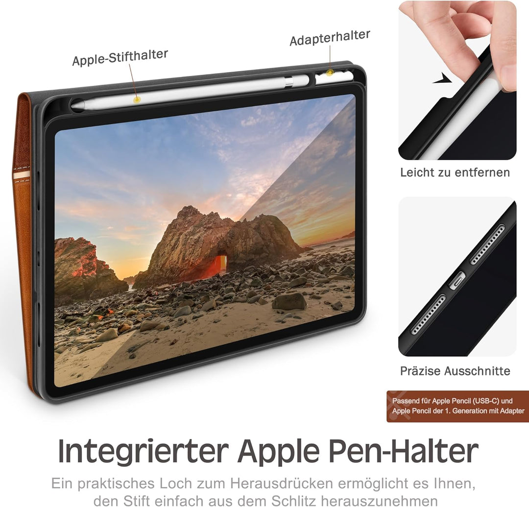 KingBlanc Hülle für iPad (A16) 11. Generation 11 Zoll 2025, iPad 10. Generation 10,9 Zoll 2022 mit S
