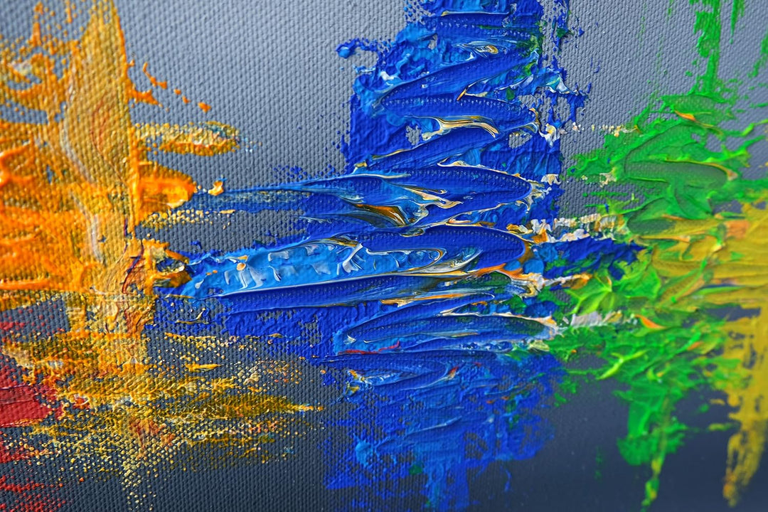 Monica Mirafiori I 100% HANDGEMALT I Gemälde 99 Luftballons 100x50cm | Gemälde Handgemalt | Acrylgem