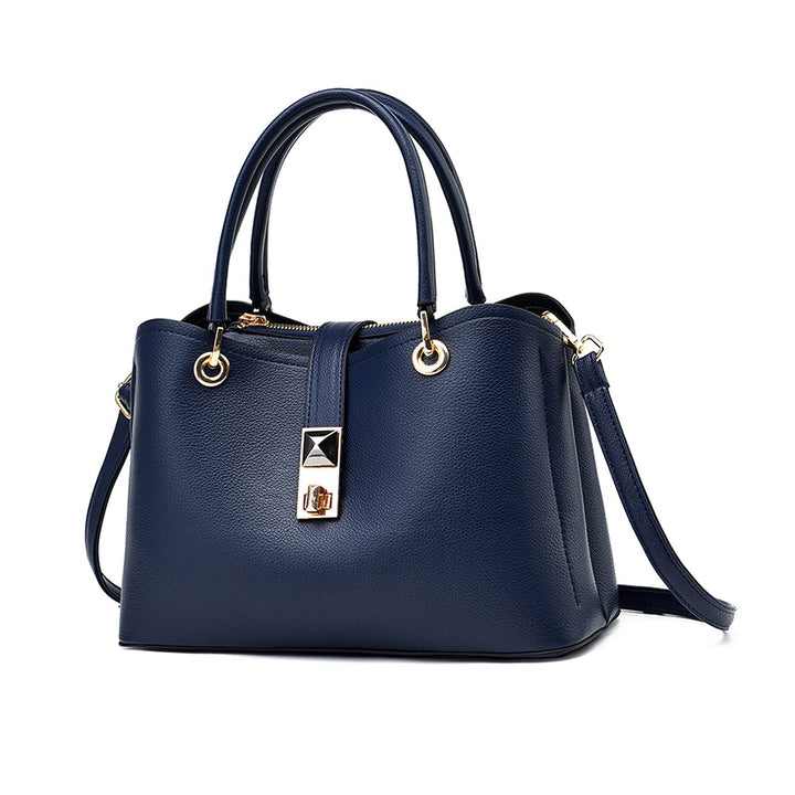 NICOLE &amp; DORIS Klein Tasche Einfach und Elegant Schultertaschen Damen Handtasche mit Fächern Multifu