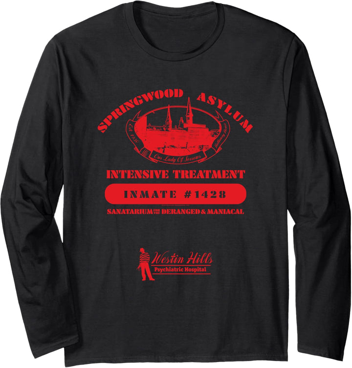 Nightmare on Elm Street Springwood Asylum Langarmshirt