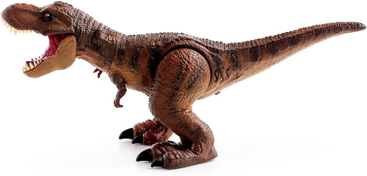 mikamax RC T-Rex Dinosaurier - Dampfatmung Effekt - Ferngesteuerter Laufender Dino - Licht & Sound -