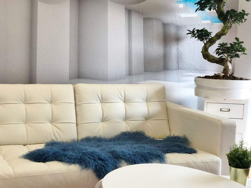 Hollert Lammfell Tibet Sheepskin Monglolisches Schaffell gelockt sehr weich Echtfell Dekoration Läuf