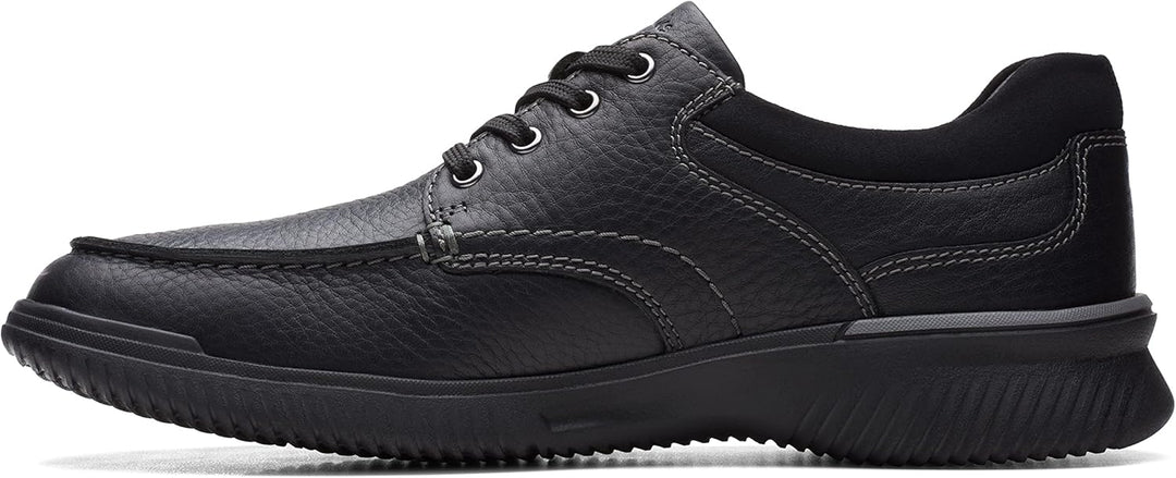 Clarks Herren Donaway Edge Oxford 41.5 EU Black Leather, 41.5 EU Black Leather