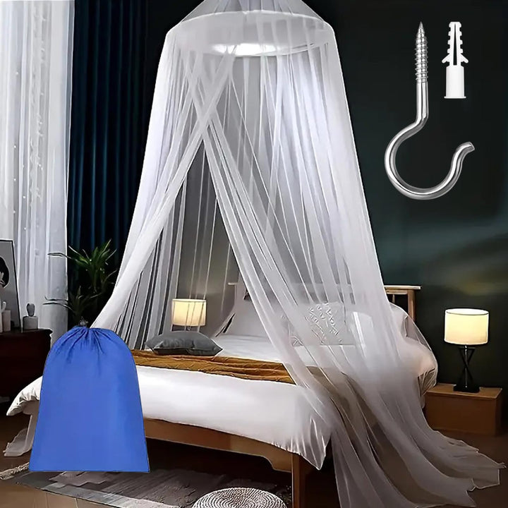 Moskitonetz Reise Mosquito Netz Bett 60 x 250 x 1100cm Feines Netz Mückennetz Bett mit Haken und Auf