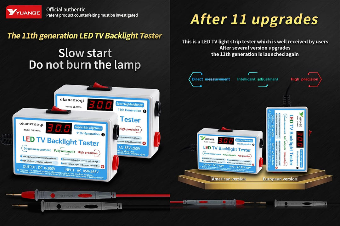 LED-TV-Hintergrundbeleuchtungstester, LED-Lichtstreifen-Lampenperlen-Reparatur-Testgerät mit LCD-Dig