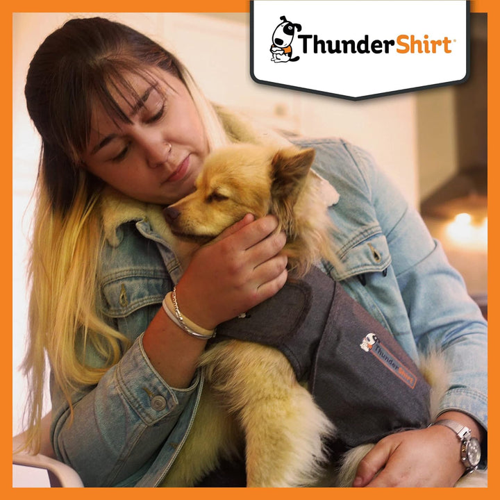 Thundershirt Beruhigungsweste, Hundemantel für ängstliche Hunde, Grösse XS, grau, 99001