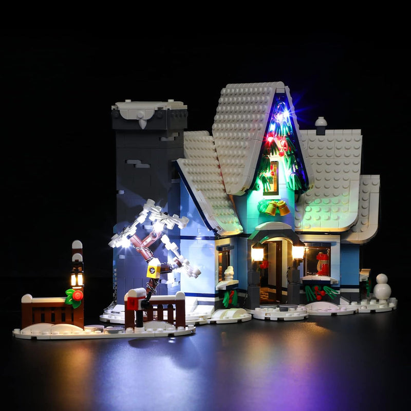 BRIKSMAX Led Beleuchtungsset für Lego Creator Besuch des Weihnachtsmanns - Compatible with Lego 1029