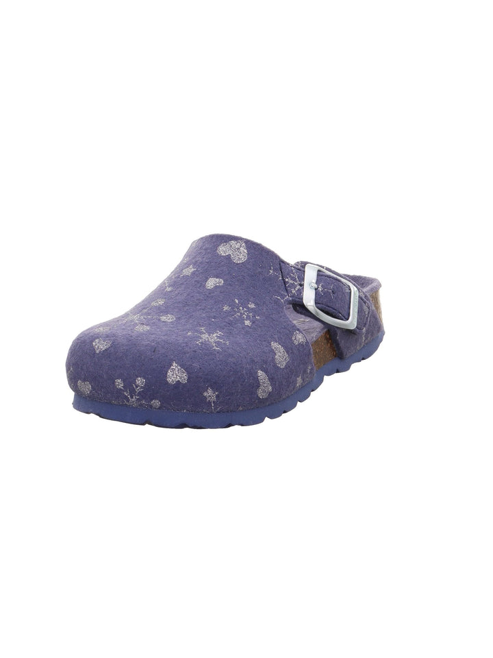 Superfit Mädchen Fussbettpantoffel 1-009115 Hausschuh 20 EU Weit Blau 8020, 20 EU Weit Blau 8020