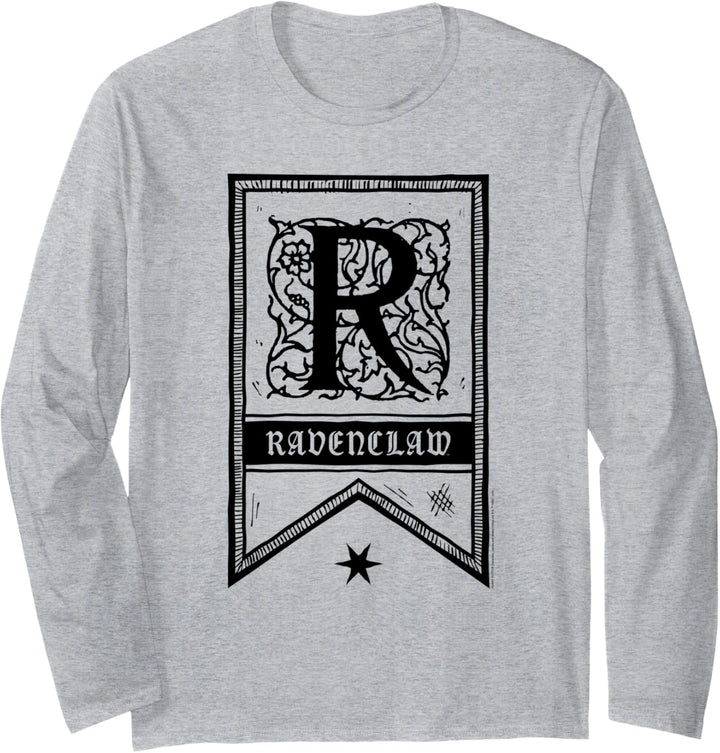 Harry Potter Ravenclaw Drawn Banner Langarmshirt