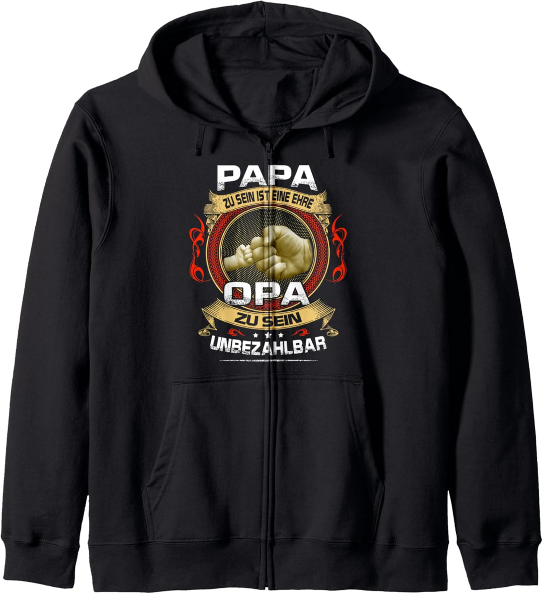 Geschenk Papa zu sein ist eine Ehre Opa zu sein unbezahlbar Kapuzenjacke