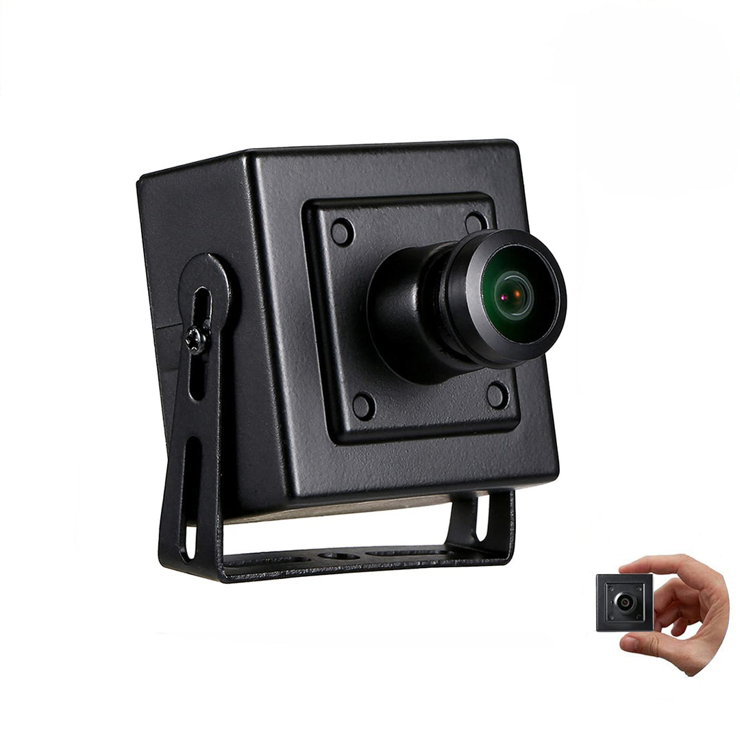 Revotech Mini Fisheye POE IP Kamera, HD 3MP Indoor Sicherheitskamera 1,44 mm Objektiv 180 Grad Weitw