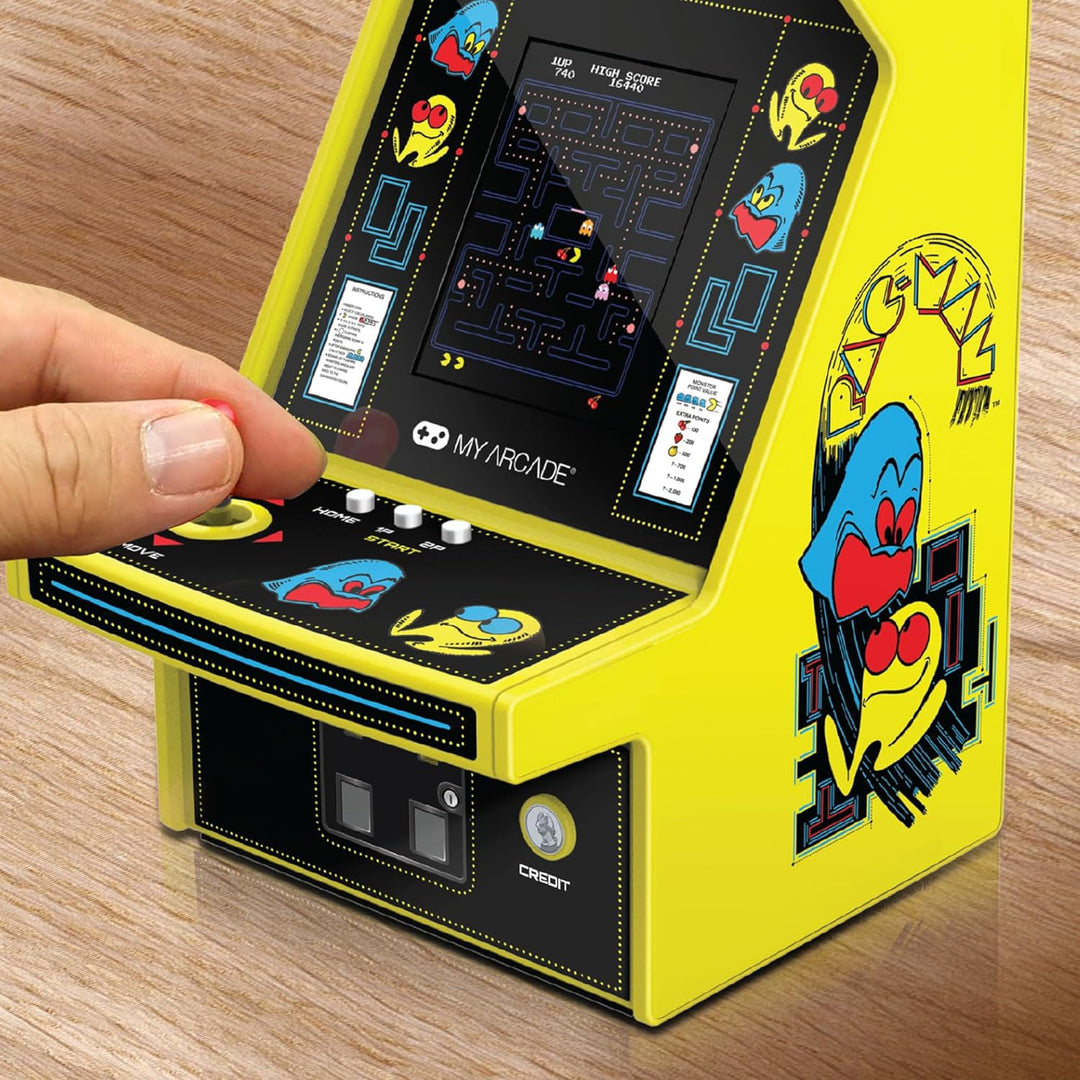 My Arcade DGUNL-4194 PAC-Man Micro Player Pro Portable Retro Arcade Pac Man, Pac Man